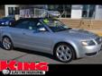 King VW
979 N. Frederick Ave., Gaithersburg, Maryland 20879 -- 888-840-7440
2005 Audi S4 Pre-Owned
888-840-7440
Price: $20,592
Click Here to View All Photos (23)
Description:
Â 
FAHRVERGNUGEN is what the German use to describe this Machine. This is a WELL
