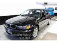 Price: $12990
Make: BMW
Model: 325I
Year: 2005
Mileage: 95946
This 2005 BMW 325i four door sedan (Stock # P7043) is available in our Pleasanton, CA showroom and any inquiries may be directed to us at 925-484-2262 or via email at
