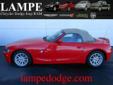 Â .
Â 
2005 BMW Z4
$18995
Call (559) 765-0757
Lampe Dodge
(559) 765-0757
151 N Neeley,
Visalia, CA 93291
We won't be satisfied until we make you a raving fan!
Vehicle Price: 18995
Mileage: 52062
Engine: Gas 6-Cyl 2.5L/152
Body Style: Convertible