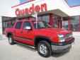 Quaden Motors
W127 East Wisconsin Ave., Â  Okauchee, WI, US -53069Â  -- 877-377-9201
2005 Chevrolet Avalanche 1500
Price: $ 15,975
No Service Fee's 
877-377-9201
About Us:
Â 
Since 1966 Quaden Motors has proudly sold and serviced vehicles in the Lake Country
