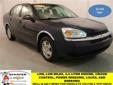 Â .
Â 
2005 Chevrolet Malibu
$9250
Call 989-488-4295
Schafer Chevrolet
989-488-4295
125 N Mable,
Pinconning, MI 48650
Schafer Chevrolet
Get this one before it gets sent to auction!
989-488-4295
Vehicle Price: 9250
Mileage: 48552
Engine: Gas I4 2.2L/134
Body