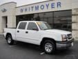Â .
Â 
2005 Chevrolet Silverado 1500
$16995
Call (717) 428-7540 ext. 439
Whitmoyer Auto Group
(717) 428-7540 ext. 439
1001 East Main St,
Mount Joy, PA 17552
LOCAL TRADE!! Z71 PACKAGE, FOG LIGHTS, DUAL CLIMATE CONTROL, TRAILER TOW
