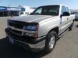.
2005 Chevrolet Silverado 1500 LS
$14995
Call (509) 203-7931 ext. 184
Tom Denchel Ford - Prosser
(509) 203-7931 ext. 184
630 Wine Country Road,
Prosser, WA 99350
One Owner, Accident Free Auto Check, Are you interested in a simply sweet Truck? Then take a