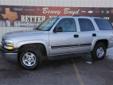Â .
2005 Chevrolet Tahoe
$10988
Call (806) 686-0597 ext. 157
Benny Boyd Lamesa Chevy Cadillac
(806) 686-0597 ext. 157
2713 Lubbock Highway,
Lamesa, Tx 79331
CARFAX 1 owner and buyback guarantee* It just doesn't get any better!! This Vehicle is simply great