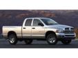 2005 Dodge Ram Pickup 1500 SLT - $9,991
2005 Dodge Ram 1500 SLT 4x4 V8. Come check this one out in person. Power windows, locks and a lot more. Call us today to schedule your test drive., 4 Speakers, Am/Fm Compact Disc W/Changer Control, Am/Fm Radio, Cd