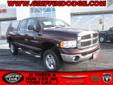 Griffin's Hub Chrysler Jeep Dodge
5700 S. 27th St., Milwaukee, Wisconsin 53221 -- 877-884-1297
2005 Dodge Ram Pickup 2500 SLT Pre-Owned
877-884-1297
Price: $18,995
Call for a Autocheck
Click Here to View All Photos (17)
Call for a Autocheck
Description: