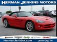 Â .
Â 
2005 Dodge Viper
$56911
Call (731) 503-4723 ext. 4753
Herman Jenkins
(731) 503-4723 ext. 4753
2030 W Reelfoot Ave,
Union City, TN 38261
Unbelievable low miles with the right equipment and color you have been shopping for in a this stunning Dodge