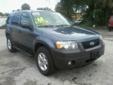 2005 Ford Escape 4dr 103
Exterior Blue. Interior.
108,182 Miles.
4 doors
Front Wheel Drive
SUV
Contact Ideal Used Cars, Inc 239-337-0039
2733 Fowler St, Fort Myers, FL, 33901
Vehicle Description
fjrsu2 adlqTZ r5AEOY gt6JPT