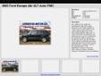 2005 Ford Escape 4dr XLT Auto FWD SUV 6 Cylinders Front Wheel Drive Unspecified
qv6IMR hqz09Q tw3ABH brz3HL