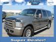 Â .
Â 
2005 Ford Excursion Limited
$23487
Call
Courtesy Ford
1410 West Pine Street,
Hattiesburg, MS 39401
ONE OWNER LOCAL TRADE-IN, LIMITED, 6.0 V-8 DIESEL, LEATHER, REAR DVD, CAPTAIN CHAIRS, RUNNING BOARDS, TOW PKG., LIKE NEW TIRES,
Vehicle Price: 23487