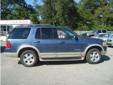 Contemporary Mitsubishi
2005 Ford Explorer Eddie Bauer
( Contact Us )
Price: $ 9,977
Click to learn more about his vehicle 205-391-3000
Color::Â Blue
Interior::Â Beige
Vin::Â 1FMZU74K55UA16352
Body::Â SUV 4X4
Transmission::Â Automatic With Overdrive
Engine::Â 6