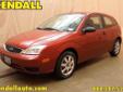 2005 FORD FOCUS UNKNOWN
$7,995
Phone:
Toll-Free Phone:
Year
2005
Interior
Make
FORD
Mileage
63410 
Model
FOCUS 
Engine
I4 Gasoline Fuel
Color
INFRA-RED
VIN
3FAFP31N55R147719
Stock
F26245B
Warranty
Unspecified
Description
Contact Us
First Name:*
Last
