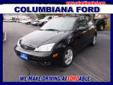 Â .
Â 
2005 Ford Focus ZX3 SES
$5988
Call (330) 400-3422 ext. 115
Columbiana Ford
(330) 400-3422 ext. 115
14851 South Ave,
Columbiana, OH 44408
CARFAX: 1-Owner, Buy Back Guarantee, Clean Title, No Accident. 2005 Ford FocusZX3. We make driving affordable.