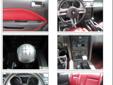 2005 FORD Mustang 2dr Cpe GT Deluxe
Great deal for vehicle with RED interior.
It has WHITE exterior color.
It has 4.6 engine.
NOT SPECIFIED transmission.
POWER WINDOWS
DUAL EXHAUST
3 POINT REAR SEATBELTS
REAR SPOILER
INTERMITTENT WIPERS
DUAL AIR BAGS