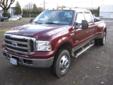 Â .
Â 
2005 Ford Super Duty F-350 DRW
$24998
Call 503-623-6686
McMullin Motors
503-623-6686
812 South East Jefferson,
Dallas, OR 97338
Super Clean, Equipped withcowboy 5th wheel hitch, 70 Gallon extra Fuel Tank, 6-Cd Stacker, Running Boards, and Tool box