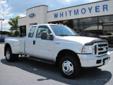 Â .
Â 
2005 Ford Super Duty F-350 DRW
$16995
Call (717) 428-7540 ext. 434
Whitmoyer Auto Group
(717) 428-7540 ext. 434
1001 East Main St,
Mount Joy, PA 17552
LOCAL OWNER! DUALLY, DIESEL, TOW PACKAGE www.whitmoyerautogroup.com The Friendliest Dealership in