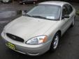 Â .
Â 
2005 Ford Taurus
$7698
Call 503-623-6686
McMullin Motors
503-623-6686
812 South East Jefferson,
Dallas, OR 97338
Vehicle Price: 7698
Mileage: 69589
Engine: Gas V6 3.0L/182
Body Style: Sedan
Transmission: Automatic
Exterior Color: Gold
Drivetrain: