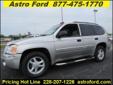 .
2005 GMC Envoy
$11800
Call (228) 207-9806 ext. 298
Astro Ford
(228) 207-9806 ext. 298
10350 Automall Parkway,
D'Iberville, MS 39540
This car easily accelerates at any speed. AWD gives you confident reliable handling in all weather conditions. Everything