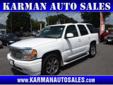 Karman Auto Sales
1418 Middlesex St, Â  Lowell, MA, US -01851Â  -- 978-459-7307
2005 GMC Yukon Denali
Price: $ 12,977
Contact Dealer 978-459-7307
Â 
Contact Information:
Â 
Vehicle Information:
Â 
Karman Auto Sales
978-459-7307
Click to see more photos of Top