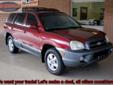 Â .
Â 
2005 Hyundai Santa Fe 4DR GLS
$8495
Call (352) 354-4514 ext. 1490
Jim Douglas Sales and Services
(352) 354-4514 ext. 1490
18300 NW US Highway 441,
High Springs, Fl 32643
2005 Hyundai Santa Fe GLS SUV Pre-Owned. This is a great family vehicle! It has