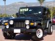 .
2005 Jeep Wrangler
$13995
Call 805-698-8512
Vehicle Price: 13995
Mileage: 60003
Engine: Gas I6 4.0L/242
Body Style: Convertible
Transmission: Automatic
Exterior Color: Black
Drivetrain: 4WD
Interior Color: Gray
Doors: 2
Stock #: 3961
Cylinders: 6