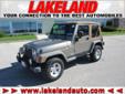 Lakeland
4000 N. Frontage Rd, Sheboygan, Wisconsin 53081 -- 877-512-7159
2005 Jeep Wrangler Sport Pre-Owned
877-512-7159
Price: $15,915
Check out our entire inventory
Click Here to View All Photos (15)
Check out our entire inventory
Description:
Â 
FOR OUR