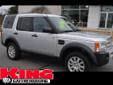King VW
979 N. Frederick Ave., Gaithersburg, Maryland 20879 -- 888-840-7440
2005 Land Rover LR3 SE Pre-Owned
888-840-7440
Price: $18,893
Click Here to View All Photos (25)
Description:
Â 
PRICED BELOW THE MARKET AVERAGE~ This AMAZING 2005 LAND ROVER LR3 SE