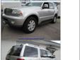 2005 Lincoln Aviator
Handles nicely with Automatic transmission.
Awesome deal for this vehicle plus it has a Dove Grey interior.
Comes with a 8 Cyl. engine
This car is Awesome in Gray
Leather Upholstery
3rd Row Seats
Message Display Center
Luggage Rack
