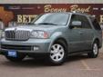 Â .
Â 
2005 Lincoln Navigator SUV
$13988
Call (806) 853-9631 ext. 138
Benny Boyd Lamesa
(806) 853-9631 ext. 138
1611 Lubbock Hwy,
Lamesa, TX 79331
This Navigator Base has a clean CarFax history report. Non-Smoker. This Base has Heated & Cooled Leather