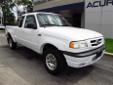 Â .
Â 
2005 MAZDA B-SERIES 2WD TRUCK Cab Plus4 3.0L Auto
$8991
Call (352) 508-1724 ext. 238
Gatorland Acura Kia
(352) 508-1724 ext. 238
3435 N Main St.,
Gainesville, FL 32609
AN INEXPENSIVE TRUCK FOR YOU! This is one of the nicest vehicles I have ever