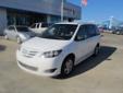 Orr Honda
4602 St. Michael Dr., Texarkana, Texas 75503 -- 903-276-4417
2005 Mazda MPV Pre-Owned
903-276-4417
Price: $8,774
All of our Vehicles are Quality Inspected!
Click Here to View All Photos (26)
All of our Vehicles are Quality Inspected!