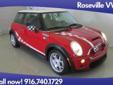 Roseville VW
Have a question about this vehicle?
Call Internet Sales at 916-877-4077
Click Here to View All Photos (34)
2005 Mini Cooper S Base Pre-Owned
Price: $12,988
Make: Mini
Engine: 1.6L I4 OHC Supercharged Intercooled 16V
Model: Cooper S Base
Body