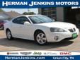 Â .
Â 
2005 Pontiac Grand Prix
$5965
Call (731) 503-4723
Herman Jenkins
(731) 503-4723
2030 W Reelfoot Ave,
Union City, TN 38261
Like this vehicle? Shoot Tony an email and get a sweet, special internet price for seeing online!! We are out to be #1 in the