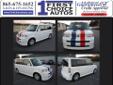 2005 Scion xB Polar White exterior I4 1.5L DOHC engine Automatic transmission FWD Gasoline 05 Dark Charcoal interior Wagon 4 door
pre-owned cars guaranteed credit approval buy here pay here guaranteed financing. used trucks pre owned cars credit approval