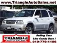 Triangle Auto Sales
4608 Fayetteville Road, Â  Raleigh, NC, US -27603Â  -- 919-779-1186
2005 Suzuki Grand Vitara LX
Low mileage
Price: $ 9,995
Click here for finance approval 
919-779-1186
About Us:
Â 
Providing the Triangle with quality automobiles for over