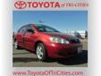 Summit Auto Group Northwest
Call Now: (888) 219 - 5831
2005 Toyota Corolla CE
Internet Price
$9,488.00
Stock #
T29948B
Vin
1NXBR32E45Z362577
Bodystyle
Sedan
Doors
4 door
Transmission
Auto
Engine
I-4 cyl
Odometer
91127
Comments
Pricing after all