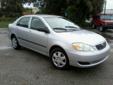 2005 Toyota Corolla 4dr Sdn CE AUTO
Exterior Silver. Interior.
112,348 Miles.
4 doors
Front Wheel Drive
Sedan
Contact Ideal Used Cars, Inc 239-337-0039
2733 Fowler St, Fort Myers, FL, 33901
Vehicle Description
Bad credit? No credit? or Good Credit? WE