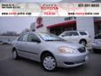 Fort's Toyota of Pekin
120 Radio City Dr., Pekin, Illinois 61554 -- 309-642-6508
2005 Toyota Corolla Pre-Owned
309-642-6508
Price: $7,990
Click Here to View All Photos (17)
Description:
Â 
We sold this one owner Corolla when it was new and just took it