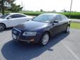 2006 Audi A6 3.2 quattro - $7,495
Phone Wireless Data Link Bluetooth, Security Anti-Theft Alarm System, Stability Control, Verify Options Before Purchase, Heated Seat(s), Power Sunroof, Drivetrain Limited Slip Differential: Center, Drivetrain Center