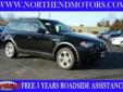 North End Motors inc.
390 Turnpike st, Canton, Massachusetts 02021 -- 877-355-3128
2006 BMW X3 3.0i Pre-Owned
877-355-3128
Price: $18,989
Click Here to View All Photos (35)
Description:
Â 
Automatic..Heated seats..Sunroof..This car is gorgeous in and out