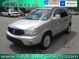 O'Reilly Buick GMC
2006 Buick Rendezvous CXL Pre-Owned
$13,995
CALL - 877-290-0257
(VEHICLE PRICE DOES NOT INCLUDE TAX, TITLE AND LICENSE)
Condition
Used
Transmission
Automatic
Interior Color
Gray Leather
Price
$13,995
Trim
CXL
Body type
SUV
Model