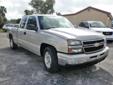 2006 Chevrolet Silverado 1500 Ext Cab 157.5
Exterior Silver. Interior.
117,847 Miles.
2 doors
Rear Wheel Drive
Pickup
Contact Ideal Used Cars, Inc 239-337-0039
2733 Fowler St, Fort Myers, FL, 33901
Vehicle Description
lquw7H crz3PW als7TU ae3BCF