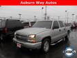 .
2006 Chevrolet Silverado 1500 LT1
$11958
Call (253) 218-4219 ext. 584
Auburn Way Autos
(253) 218-4219 ext. 584
3505 Auburn Way North,
Auburn, WA 98002
From mountains to mud, this Silver 2006 Chevrolet Silverado 1500 LT1 powers through any situation. The