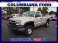 Â .
Â 
2006 Chevrolet Silverado 2500HD Work Truck
$18988
Call (330) 400-3422 ext. 30
Columbiana Ford
(330) 400-3422 ext. 30
14851 South Ave,
Columbiana, OH 44408
CARFAX: Buy Back Guarantee, Clean Title, No Accident. 2006 Chevrolet Silverado 2500HD 4X4.