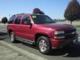 2006 Chevrolet Tahoe - $20,997
More Details: http://www.autoshopper.com/used-trucks/2006_Chevrolet_Tahoe_Albany_OR-46296667.htm
Click Here for 15 more photos
Miles: 87788
Engine: 8 Cylinder
Stock #: P8137
Lassen Auto Center
541-926-4236