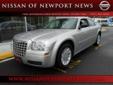 Â .
Â 
2006 Chrysler 300
$13267
Call (888) 692-6988 ext. 10
Nissan of Newport News
(888) 692-6988 ext. 10
12925 Jefferson Avenue,
Newport News, VA 23608
***ONE OWNER * CLEAN CARFAX and MANAGER'S SPECIAL. Silver Bullet! What an outstanding deal! Imagine