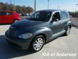 Â .
Â 
2006 Chrysler PT Cruiser
$10988
Call (877) 638-8845 ext. 39
Kia of Anderson
(877) 638-8845 ext. 39
5281 highway 76,
Pendleton, SC 29670
Please call us for more information.
Vehicle Price: 10988
Mileage: 52954
Engine: Gas I4 2.4L/148
Body Style:
