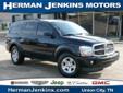 Â .
Â 
2006 Dodge Durango
$8988
Call (888) 494-7619
Herman Jenkins
(888) 494-7619
2030 W Reelfoot Ave,
Union City, TN 38261
SUV's with 3 rows are hard to find especially in this price range. Come test drive today. We are out to be #1 in the Quad Region!!-We
