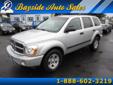 2006 Dodge Durango
Vehicle Information
Year: 2006
Make: Dodge
Model: Durango
Body Style: 4 Dr
Interior: Gray
Exterior: Silver
Engine: 5.7L V8
Transmission: Automatic
Miles: 106703
VIN: 1D4HB48206F162875
Stock #: 162875
Price: 7997
Photo Gallery