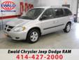 Ewald Chrysler-Jeep-Dodge
6319 South 108th st., Â  Franklin, WI, US -53132Â  -- 877-502-9078
2006 Dodge Grand Caravan SE
Low mileage
Price: $ 10,906
Call for financing 
877-502-9078
About Us:
Â 
With a consistent supply of high quality new and pre-owned